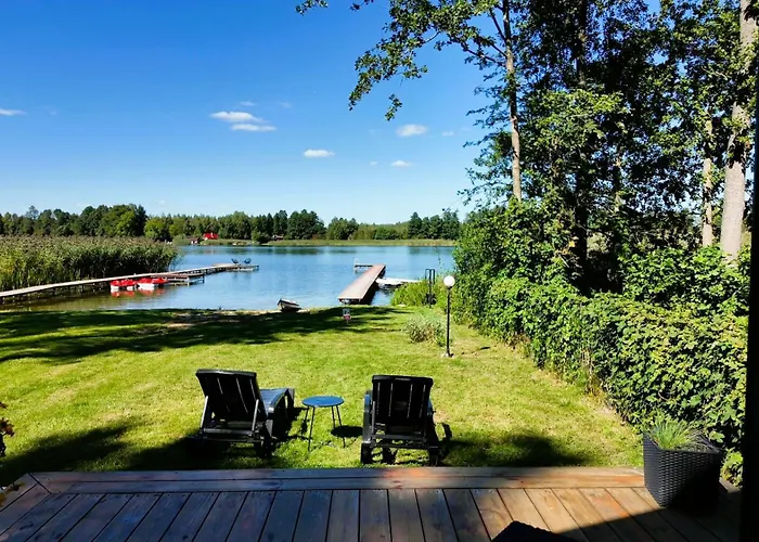 Resort-15m Od Brzegu,prywatna Plaza,widok Na Jezioro,wi-fi Makosieje