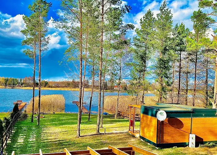 Resort-15m Od Brzegu,prywatna Plaza,widok Na Jezioro,wi-fi *